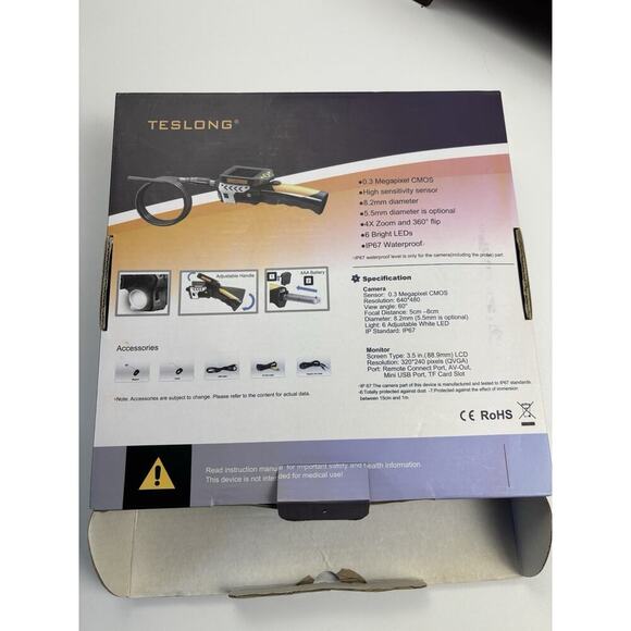 Teslong NTS200 Flexible Camera Digital Endoscope - Picture 4 of 9